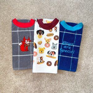 NWOT Baby Towel Bibs Embroidered 3 Pk Age 1-5